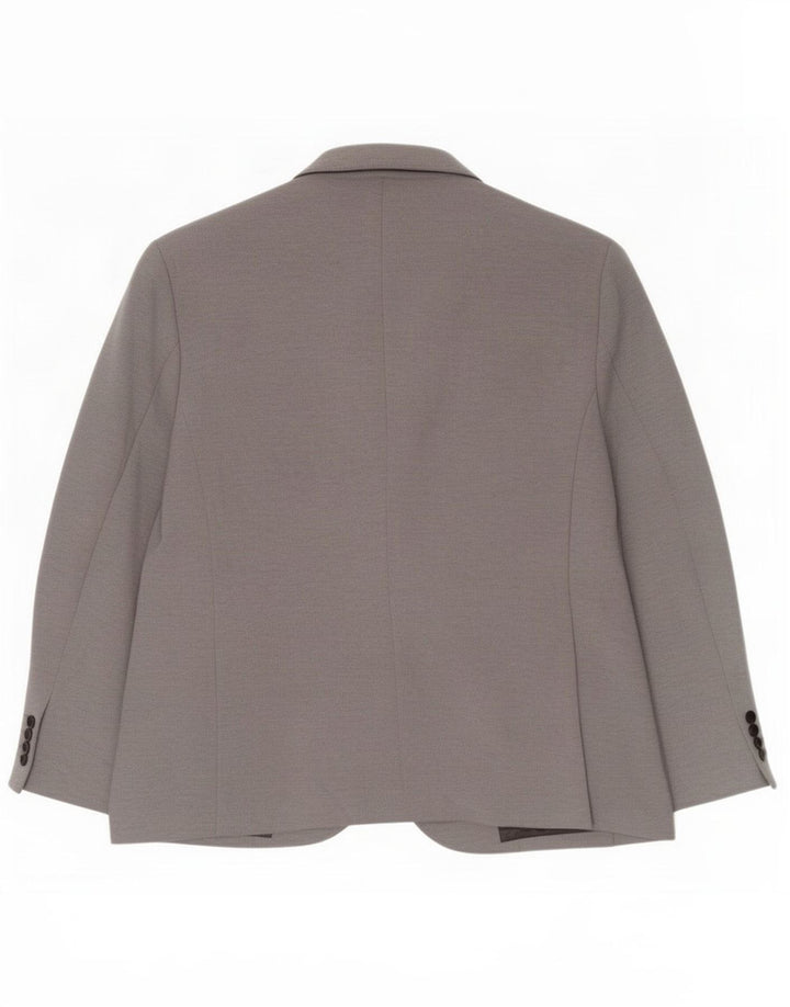 Marks & Spencer Veste Blazer 2 Boutons Homme UK 48 2XL Gris Polyamide