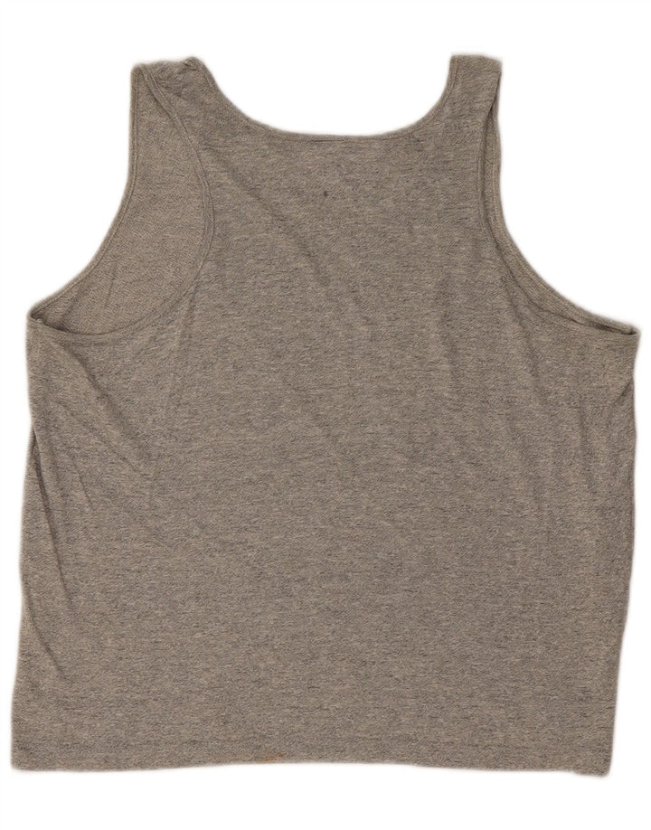 Kappa Débardeur Femme UK 16 Large Gris Coton