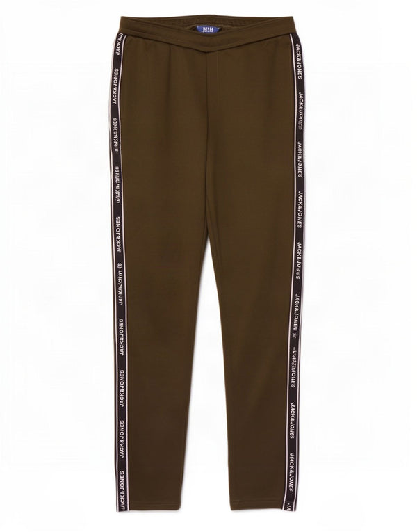 Jack & Jones Pantalon de Survêtement Graphique Garçon 15-16 ans Kaki Colourblock