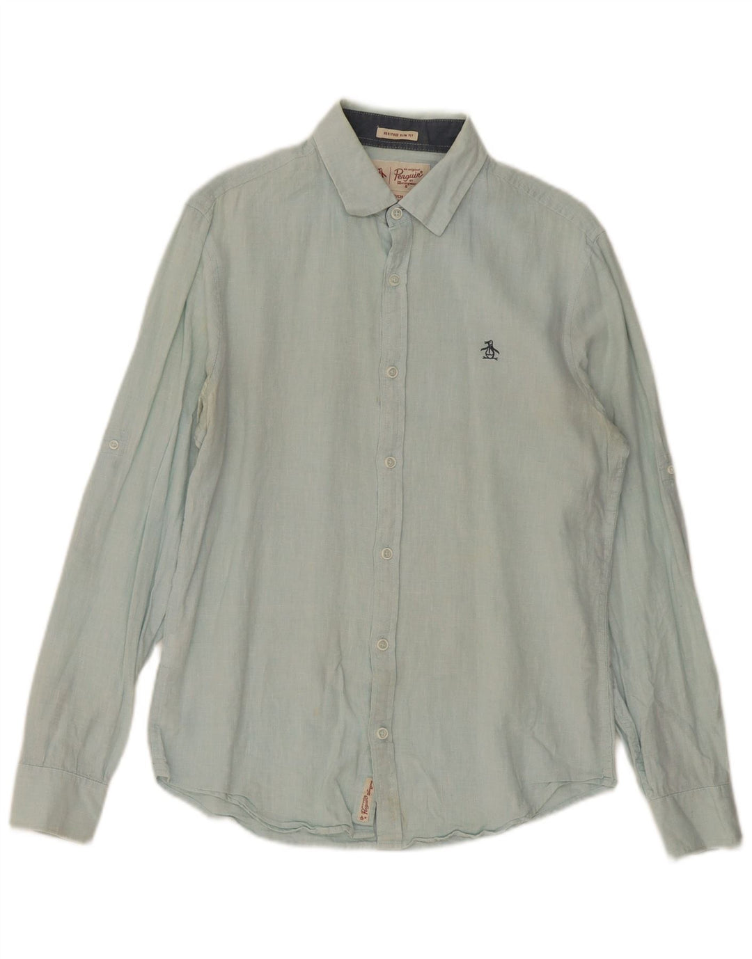 Penguin Chemise Slim Heritage Homme Bleu Moyen