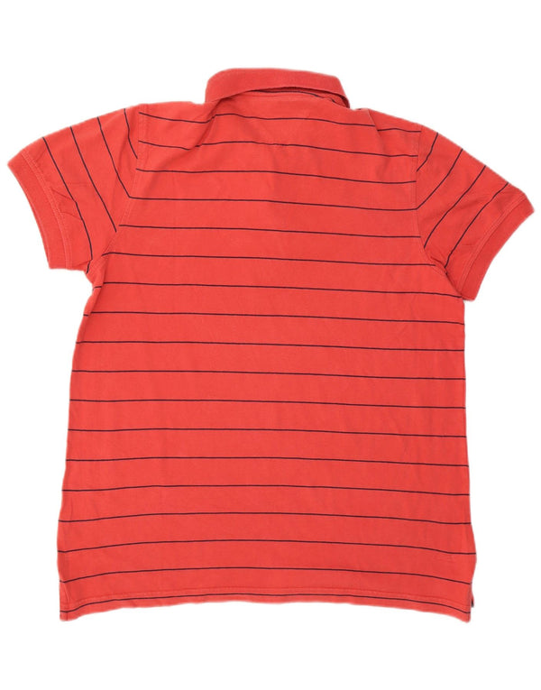 Tommy Hilfiger Polo sur mesure pour homme en coton rayé rouge