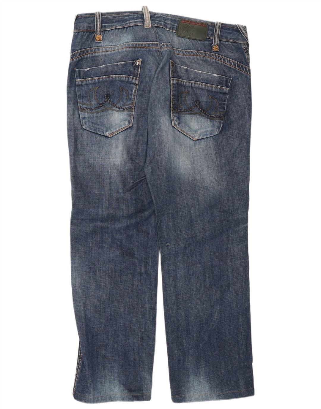 Datch Jean droit vieilli homme W36 L30 bleu marine coton
