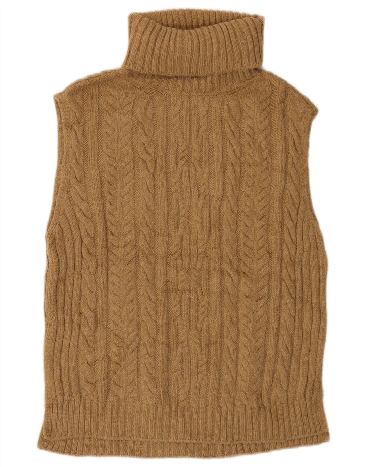 MARKS & SPENCER Débardeur surdimensionné pour femme UK 6 XS Acrylique Beige