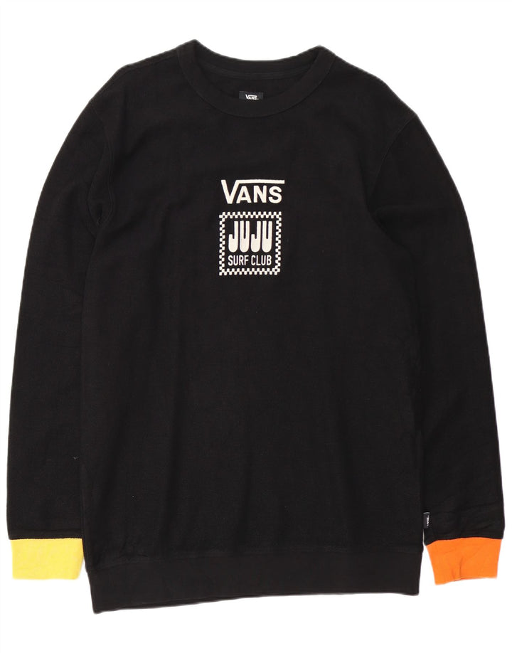 Vans Sweat-shirt graphique pour homme en coton noir moyen