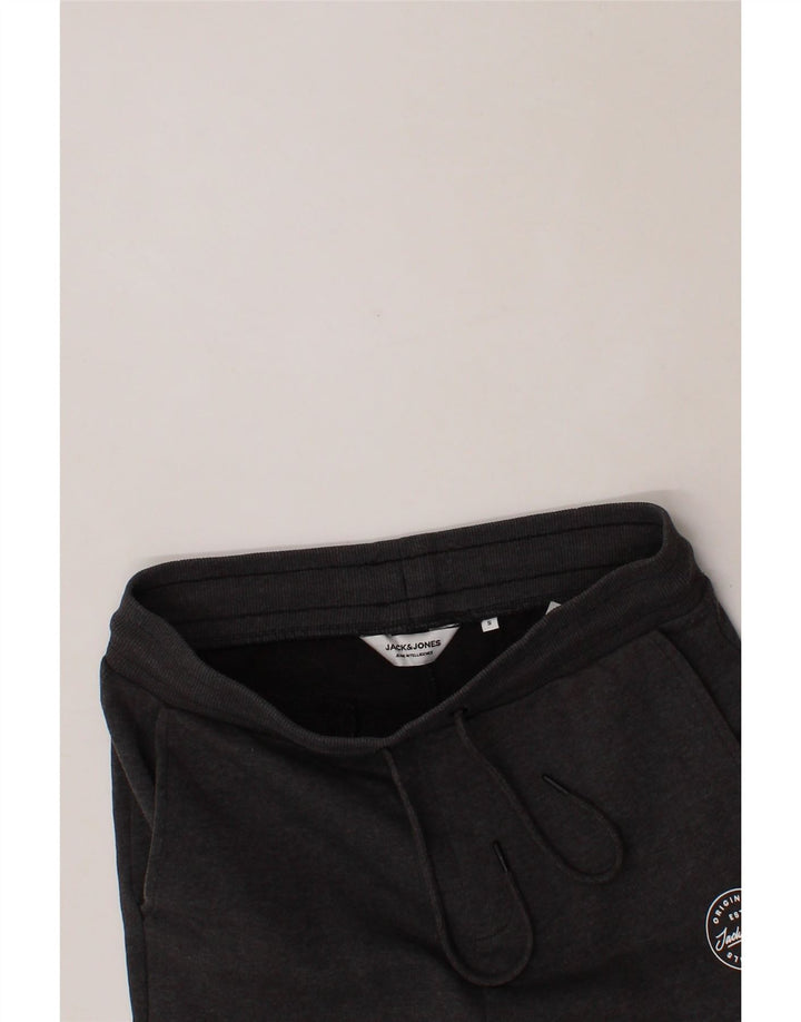JACK & JONES Mens Sport Shorts Small  Grey Cotton Vintage Jack & Jones and Second-Hand Jack & Jones from Messina Hembry 
