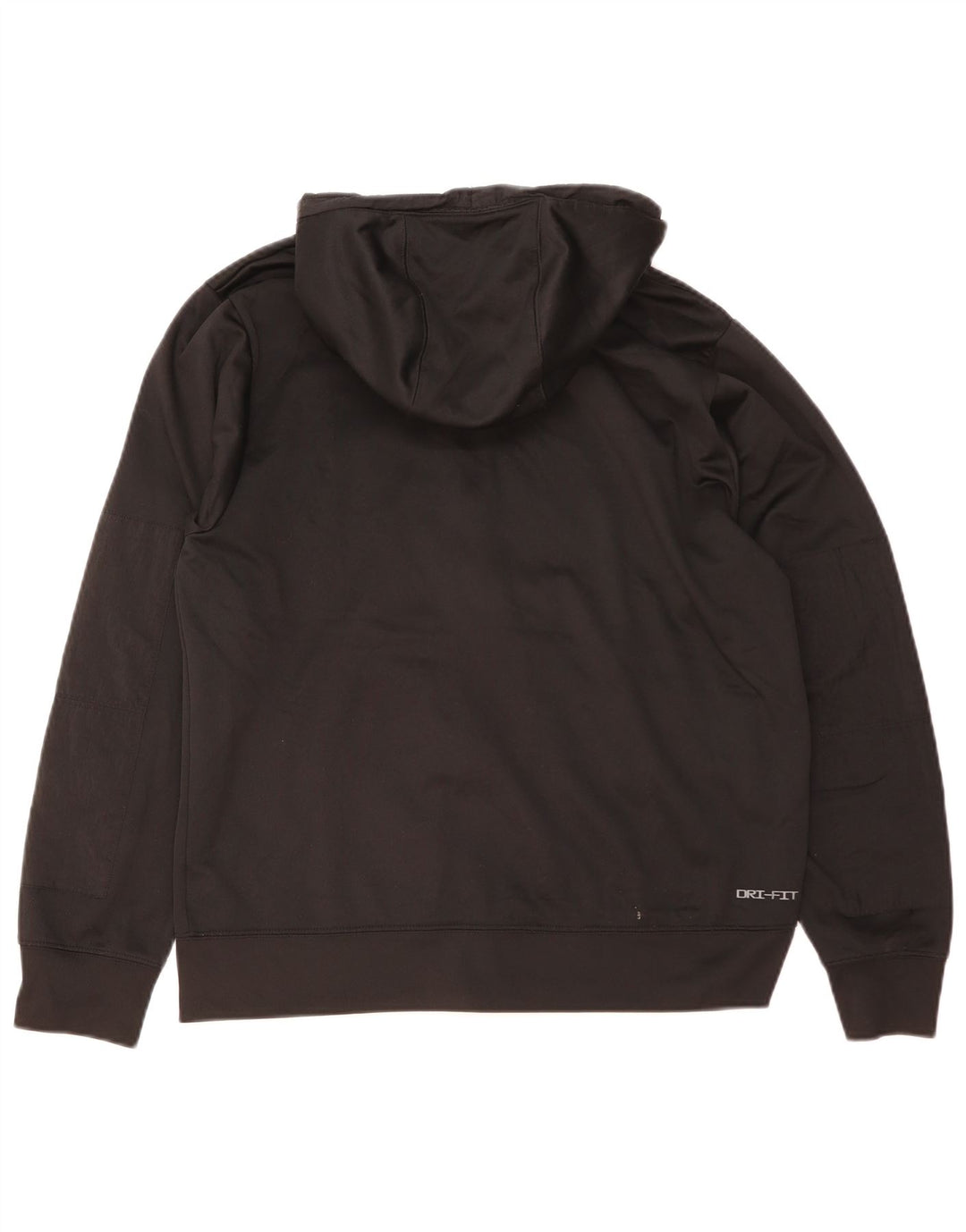 Nike Pull à capuche zippé Dri Fit pour homme en polyester noir moyen