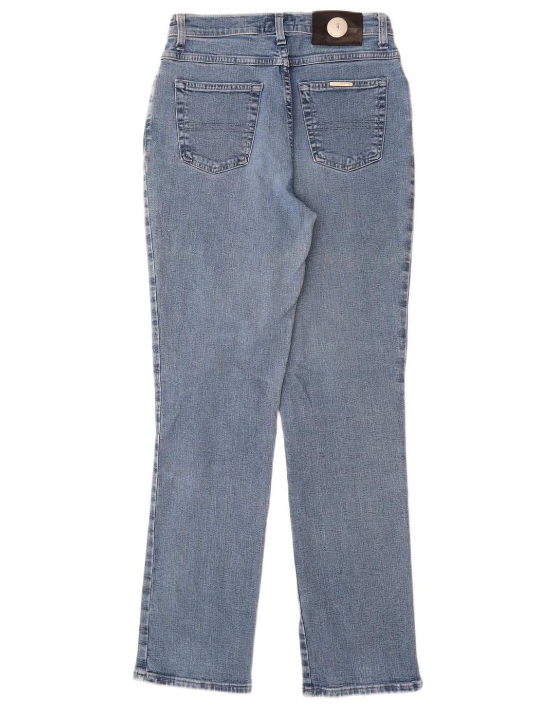 Trussardi Femme Jean Droit W27 L31 Bleu Coton