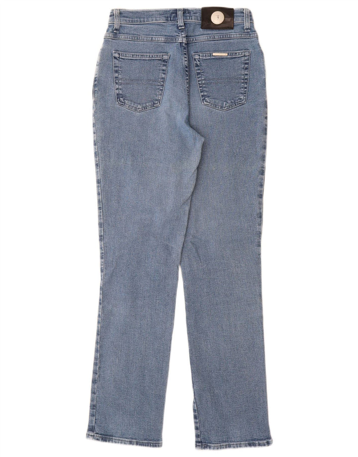 Trussardi Femme Jean Droit W27 L31 Bleu Coton