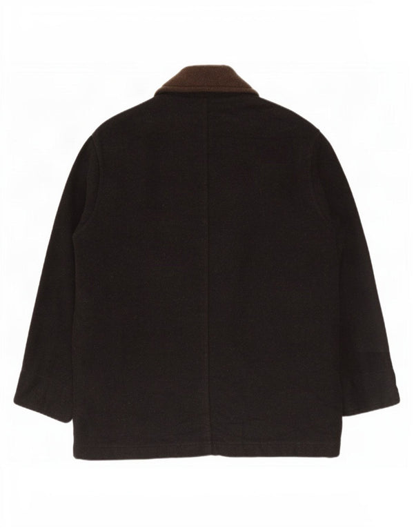 Lemon Manteau Homme UK 42 XL Laine Noire