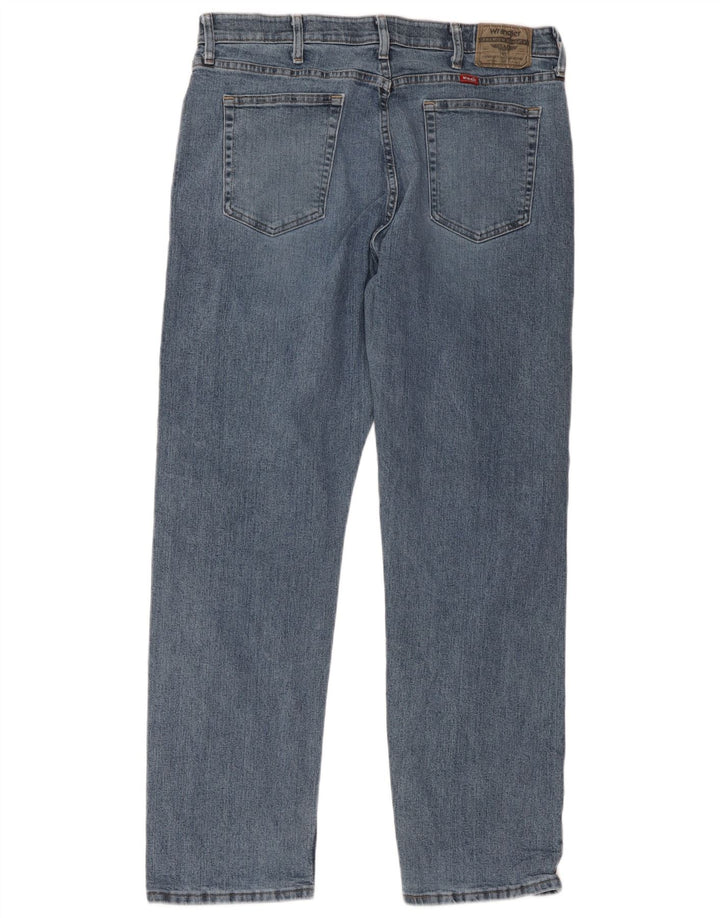 Wrangler Jean droit homme W36 L32 bleu coton