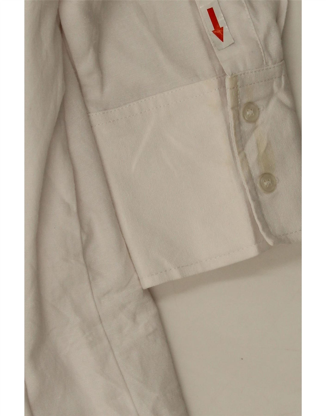 Zara Chemise surdimensionnée pour femme UK 14 Coton blanc moyen