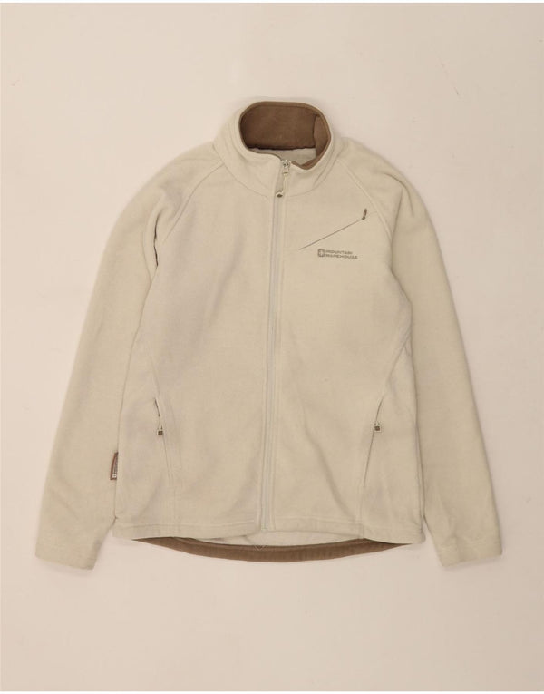 Mountain Warehouse Veste polaire pour femme UK 14 Medium Blanc cassé Polyester