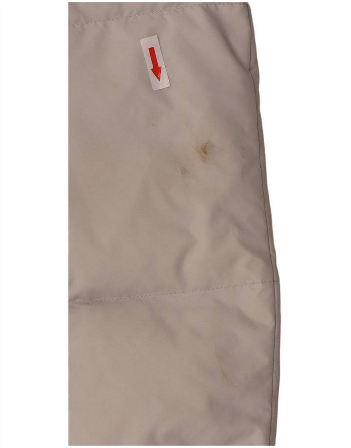 Champion Veste matelassée à capuche pour homme UK 40 Large Gris Nylon