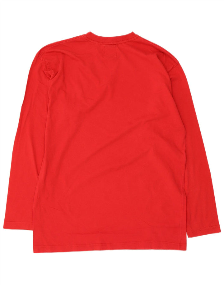 Replay Haut à Manches Longues Homme Rouge Moyen Coton