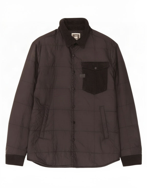 G-Star Veste matelassée pour homme UK 44 2XL Noir Coton