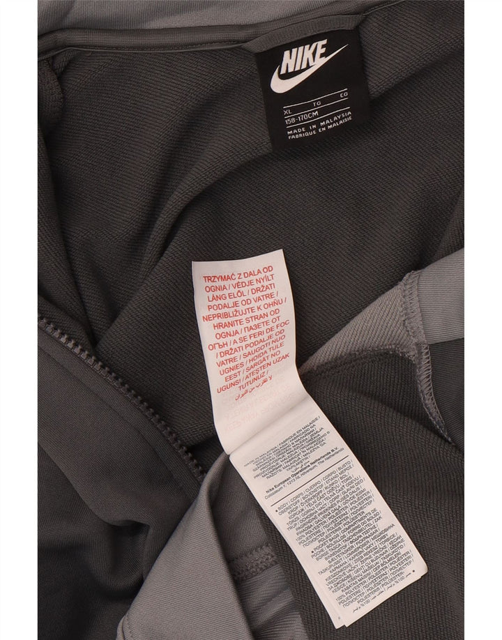 Veste de survêtement Nike pour garçon 13-14 ans XL Gris Colorblock Polyester