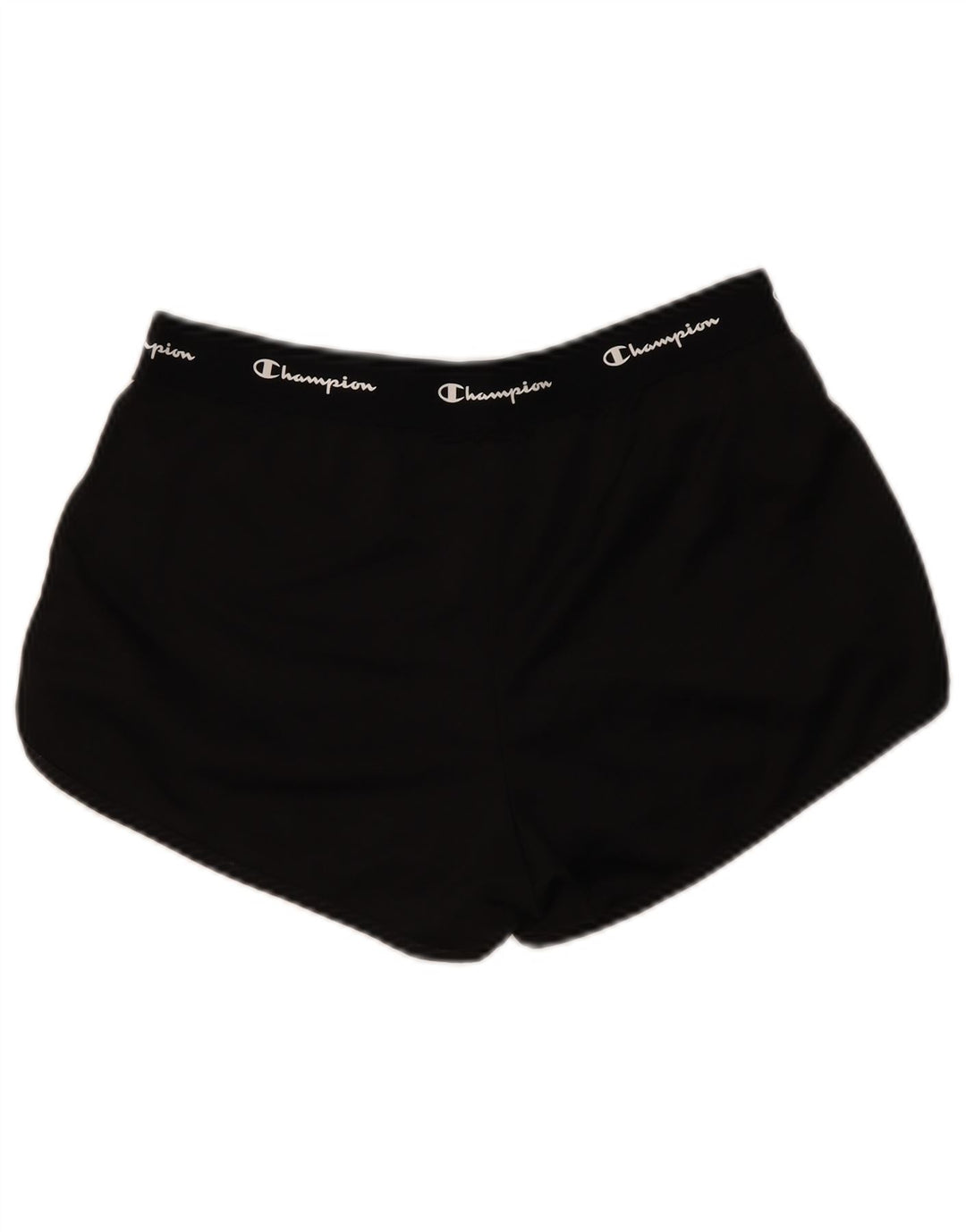 Champion Short de sport graphique pour femme UK 14 Large Noir Polyester