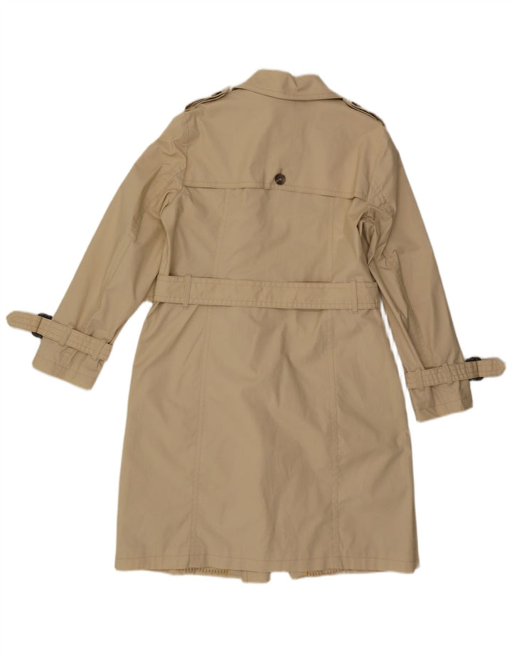 Esprit Trench Femme UK 14 Grand Coton Beige