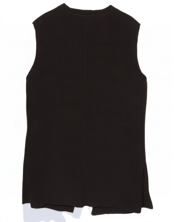 Fat Face Cardigan long sans manches pour femme Noir moyen UK 44