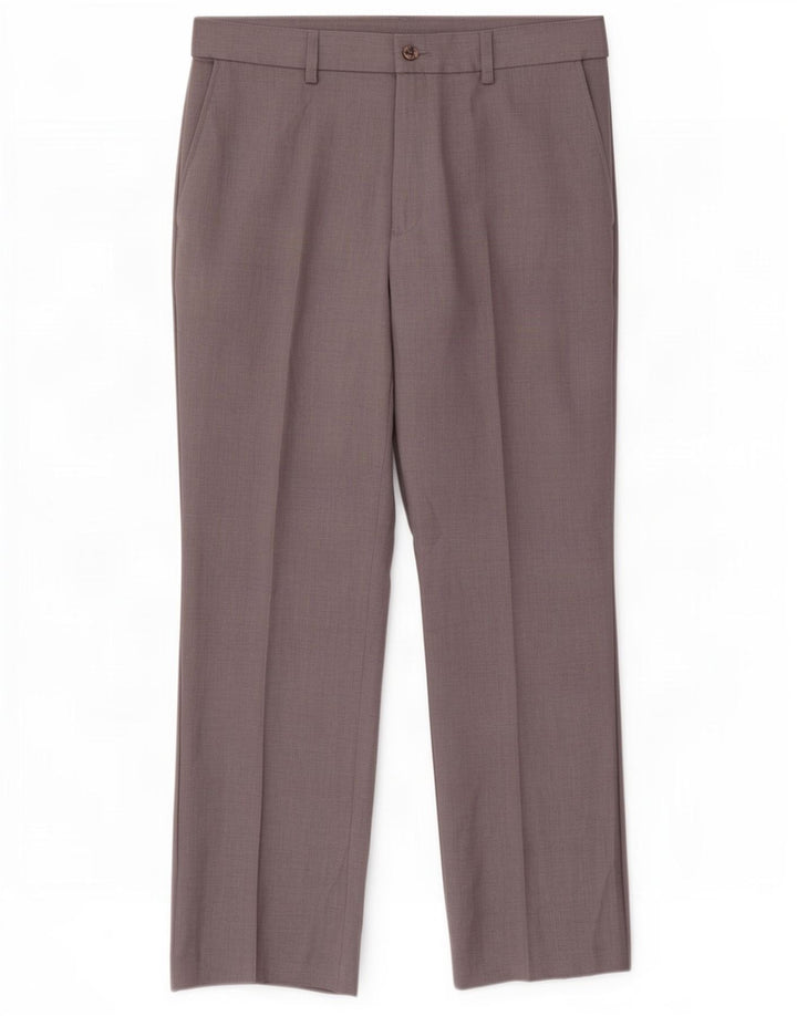 Farah Pantalon Chino Droit Homme W34 L29 Gris Polyester