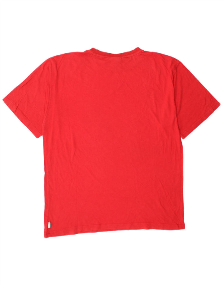 Reebok Tee-Shirt Graphique Homme XL Rouge