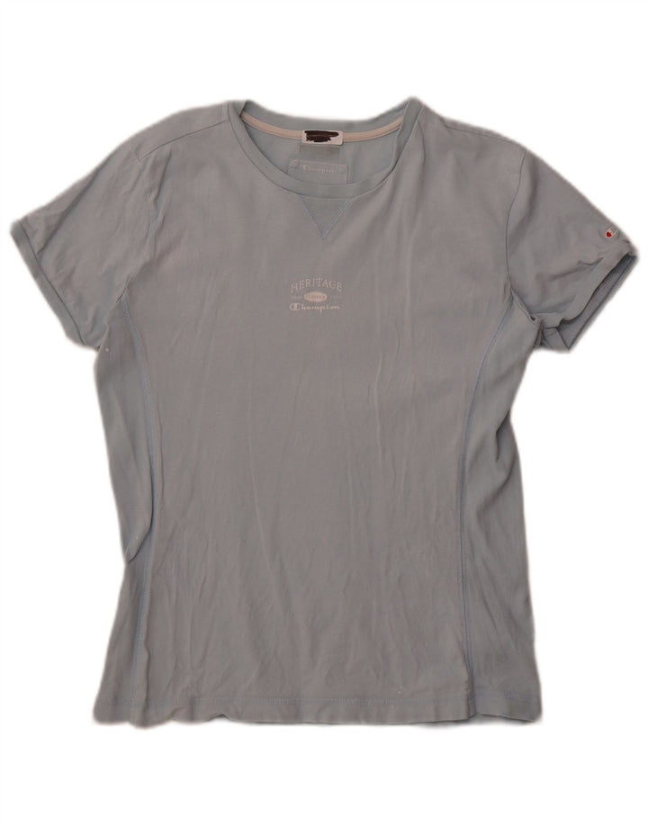 Champion T-shirt court pour femme UK 18 XL Bleu