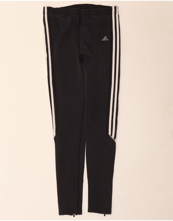 Adidas Pantalon de survêtement pour femme UK 14 Large Noir Nylon