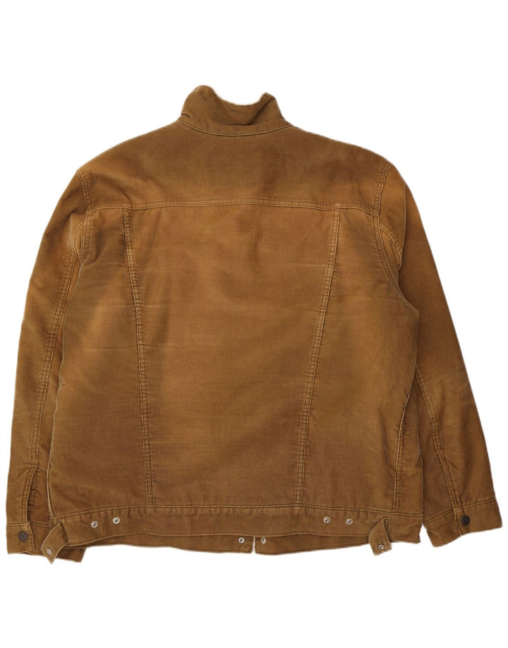 LEVI'S Veste en velours côtelé Sherpa pour homme UK 44 2XL Beige Coton
