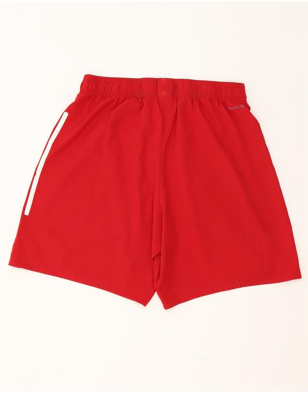 Adidas Short de sport Prime Blue pour hommes, grand rouge en polyester