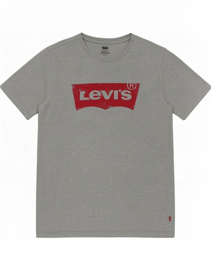Levi's T-Shirt Graphique Homme Petit Gris Coton