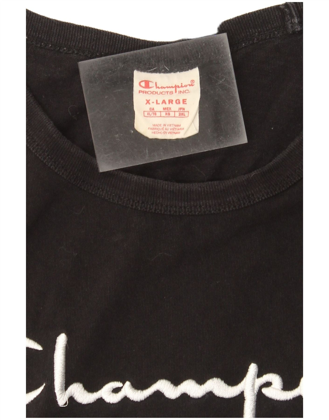 Champion T-Shirt Graphique Homme XL Noir