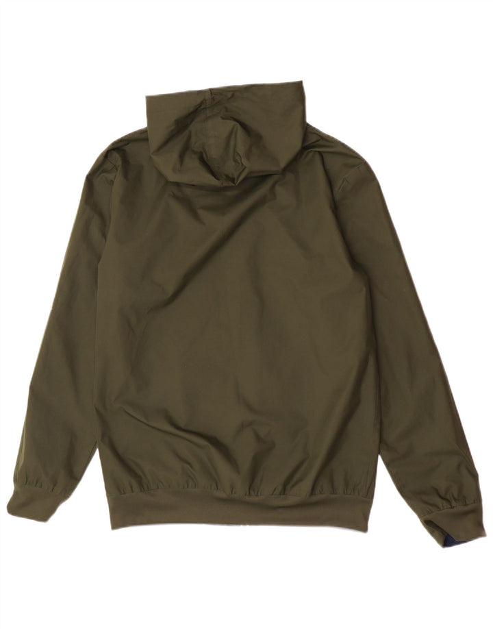Adidas Veste réversible à capuche pour homme UK 36 Petit Kaki Polyester