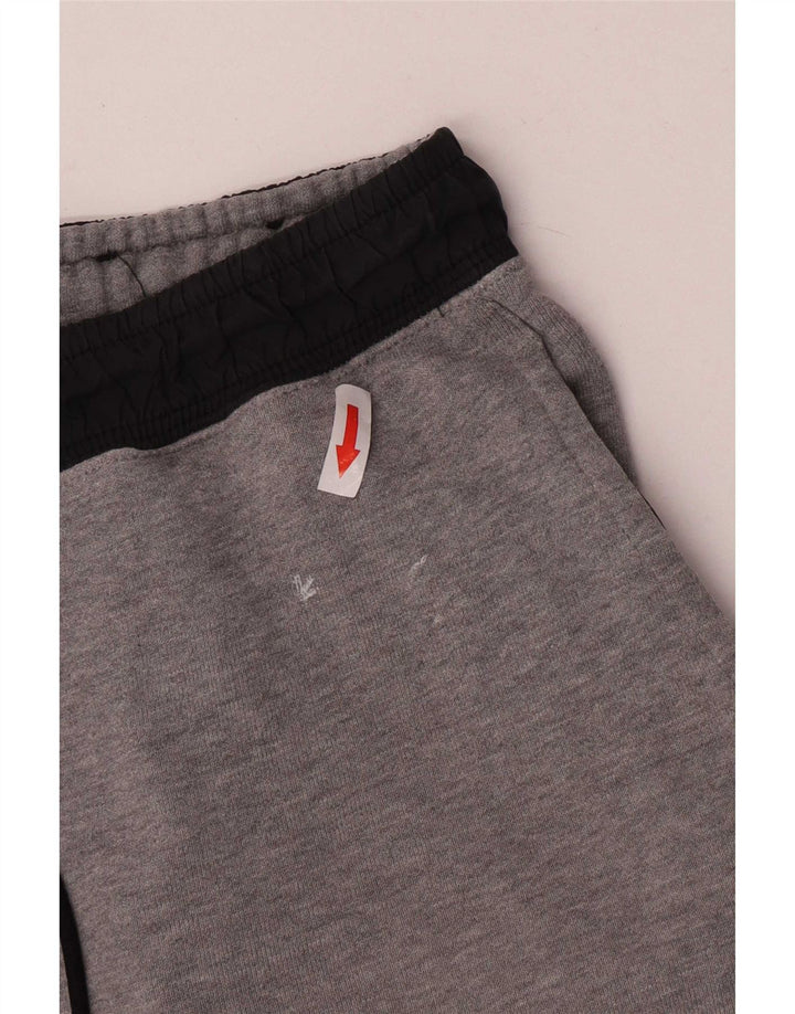 Nike Pantalon de survêtement pour homme Large en coton color block gris