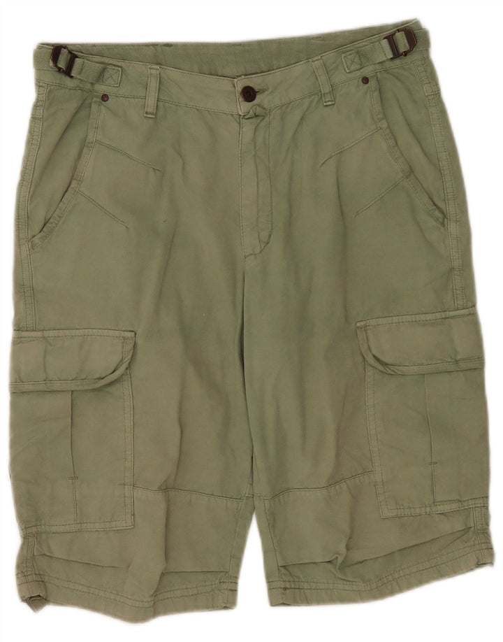 Champion Short Cargo Homme Moyen W30 Vert Coton