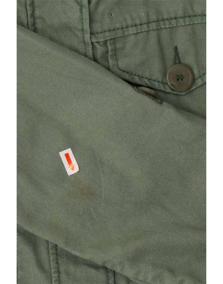 MONSOON Veste utilitaire pour femme UK 16 Large Green Ramie