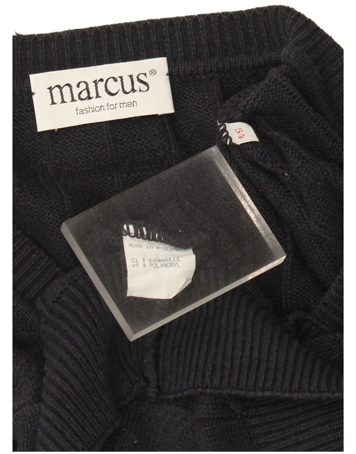 Marcus Pull Col V Homme IT 54 XL Bleu Marine Rayé Polyacrylique