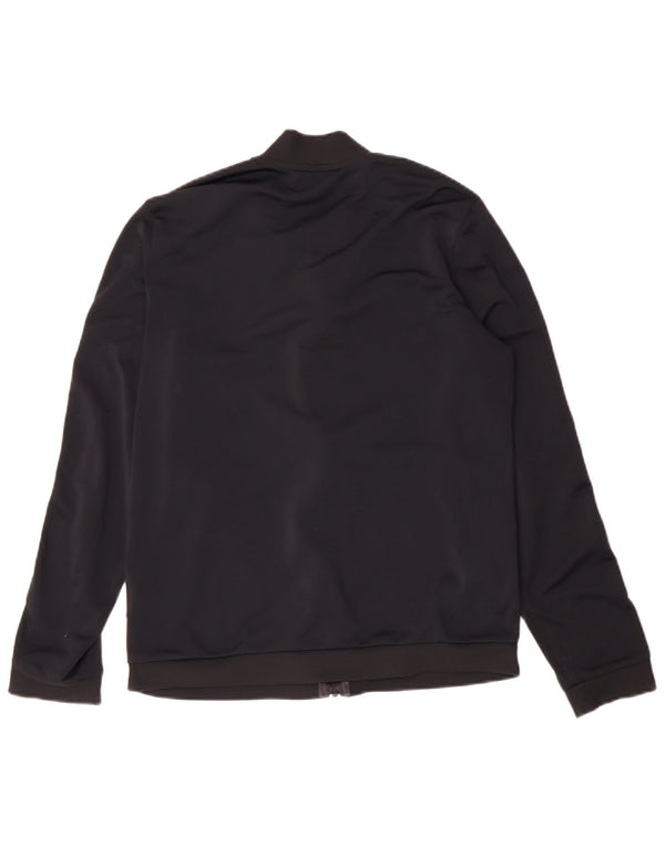 Adidas Femmes Primegreen Survêtement Top Veste UK 12/14 Moyen Noir Rayé