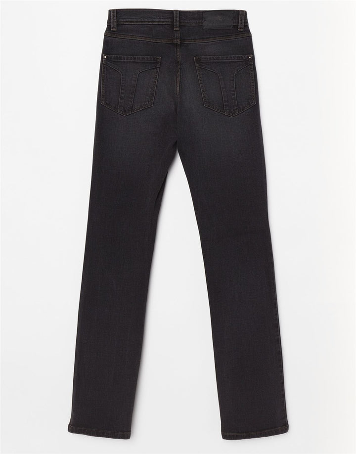 Trussardi Jean Droit W29 L32 Gris Coton Homme