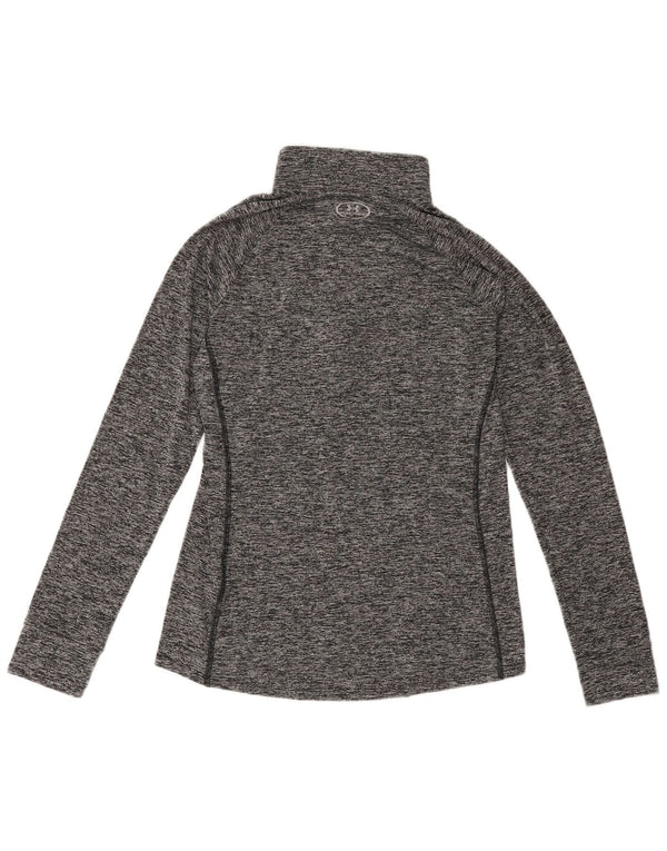 Under Armour Haut de survêtement Heat Gear pour femme UK 12 Gris moyen