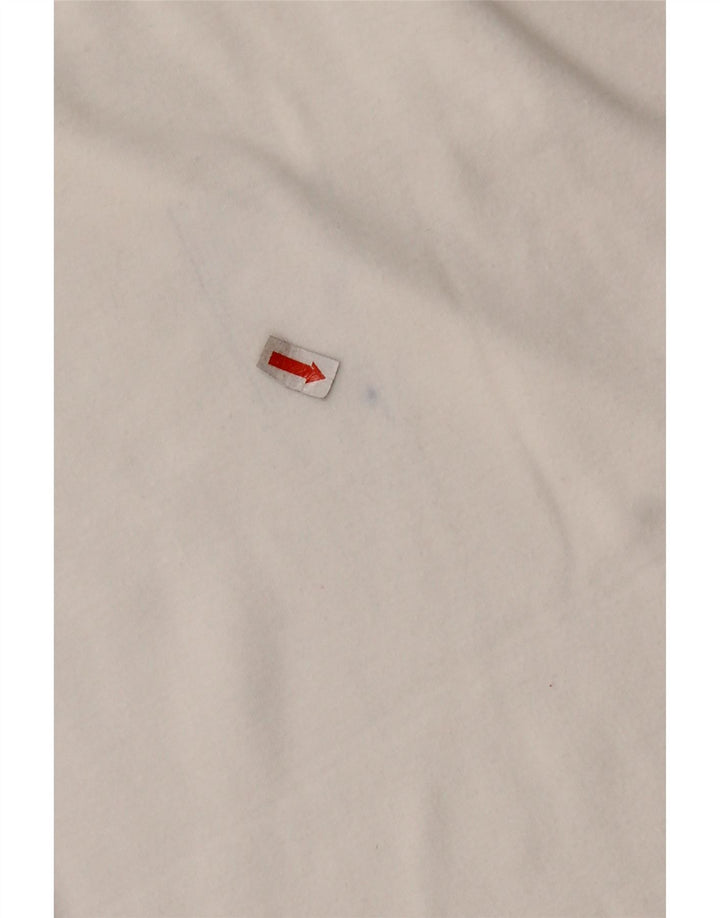 GAS Polo Graphique Femme UK 18 XL Coton Blanc