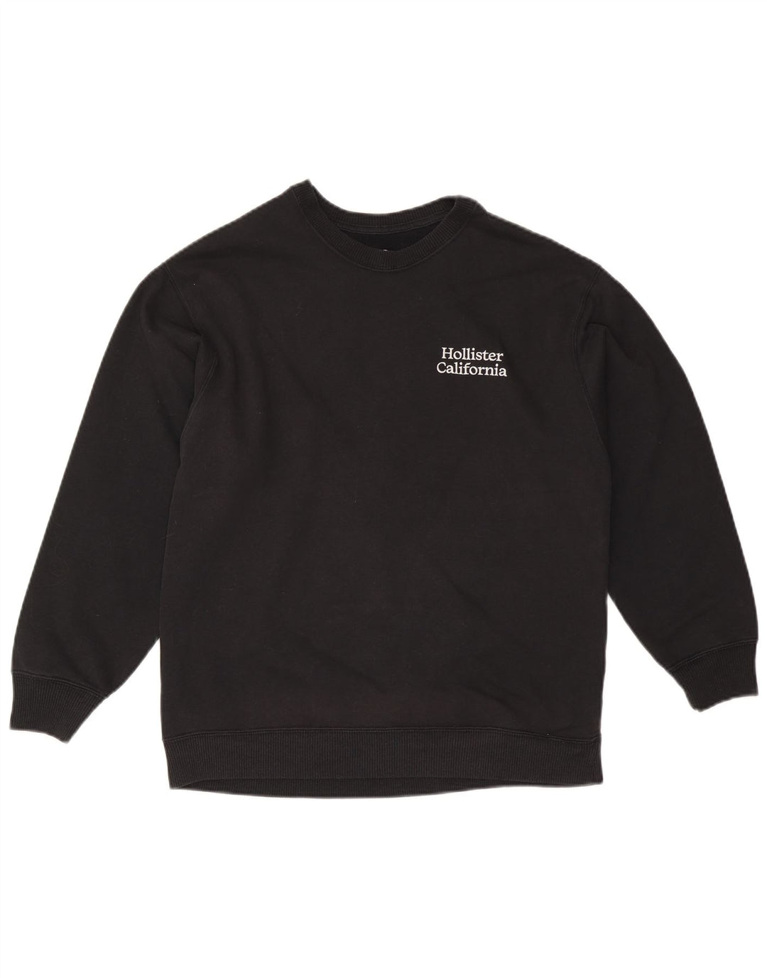 HOLLISTER Sweat-shirt Jumper XS Noir Coton Homme