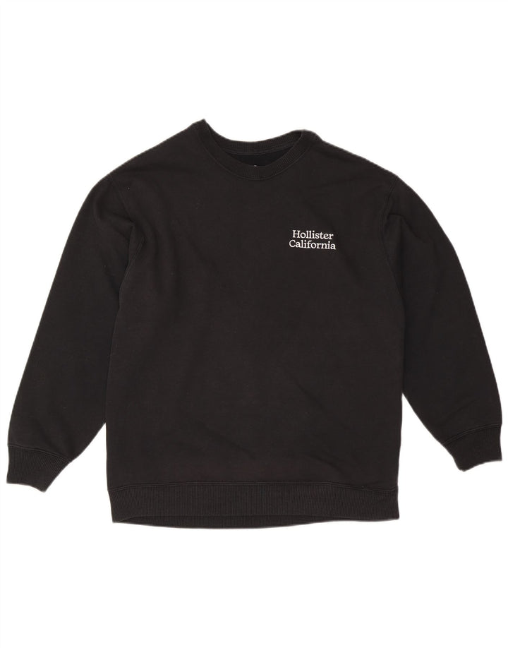 HOLLISTER Sweat-shirt Jumper XS Noir Coton Homme