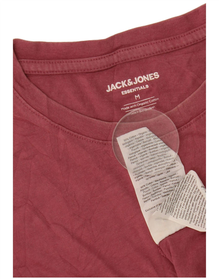 Jack & Jones T-Shirt Homme Rose Moyen Coton