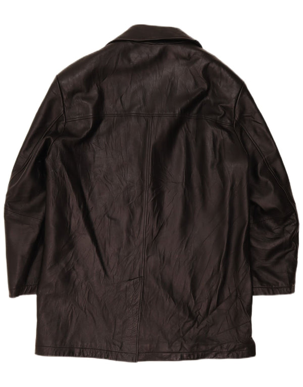 Private Manteau En Cuir Homme IT 52 XL Noir