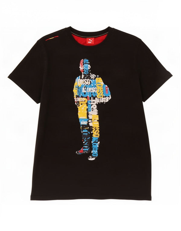 Puma T-shirt graphique pour homme 2XL Noir