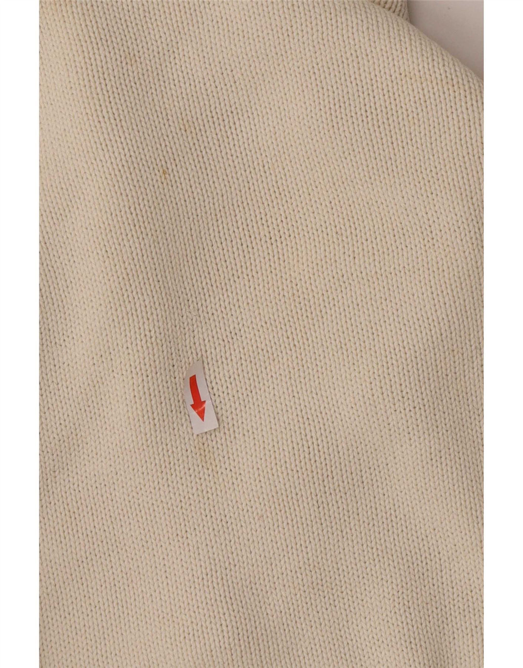 Chaps Pull à col rond pour homme 4XL en coton beige