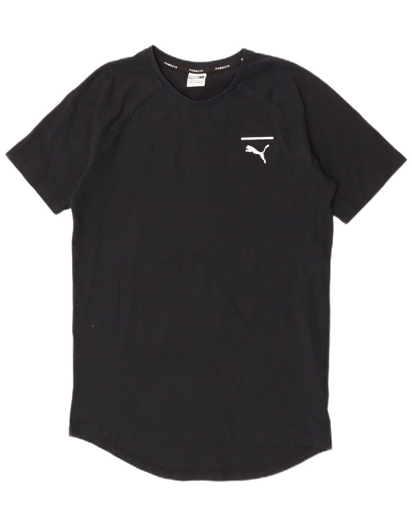 Puma T-Shirt Graphique Homme Noir Moyen Coton
