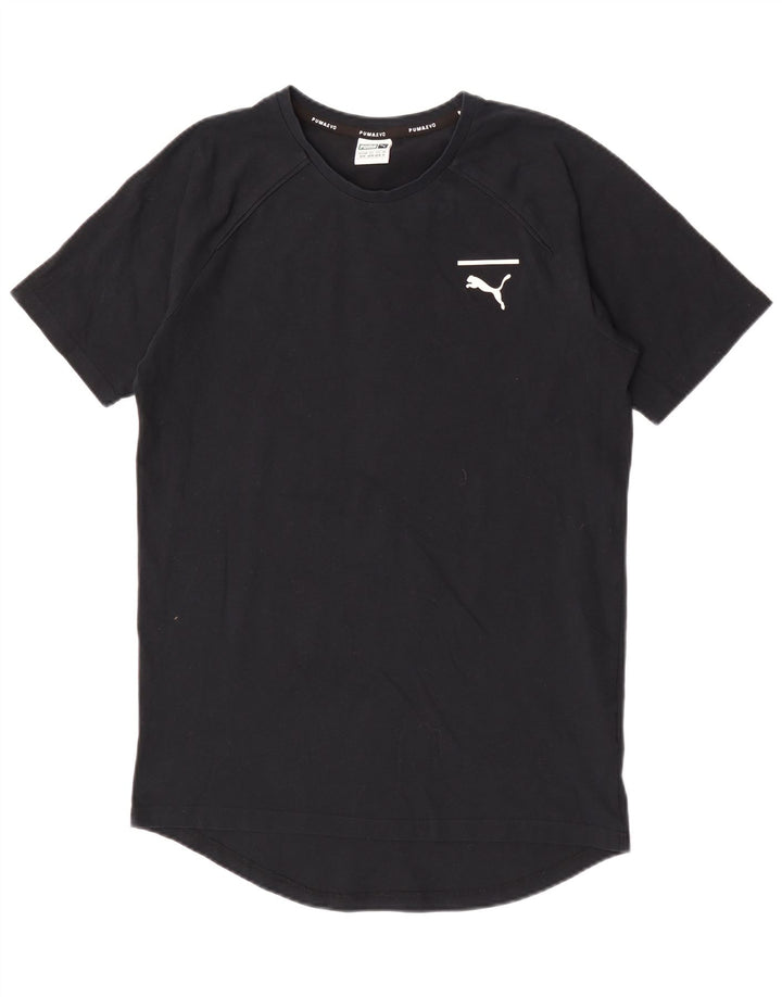 Puma T-Shirt Graphique Homme Noir Moyen Coton