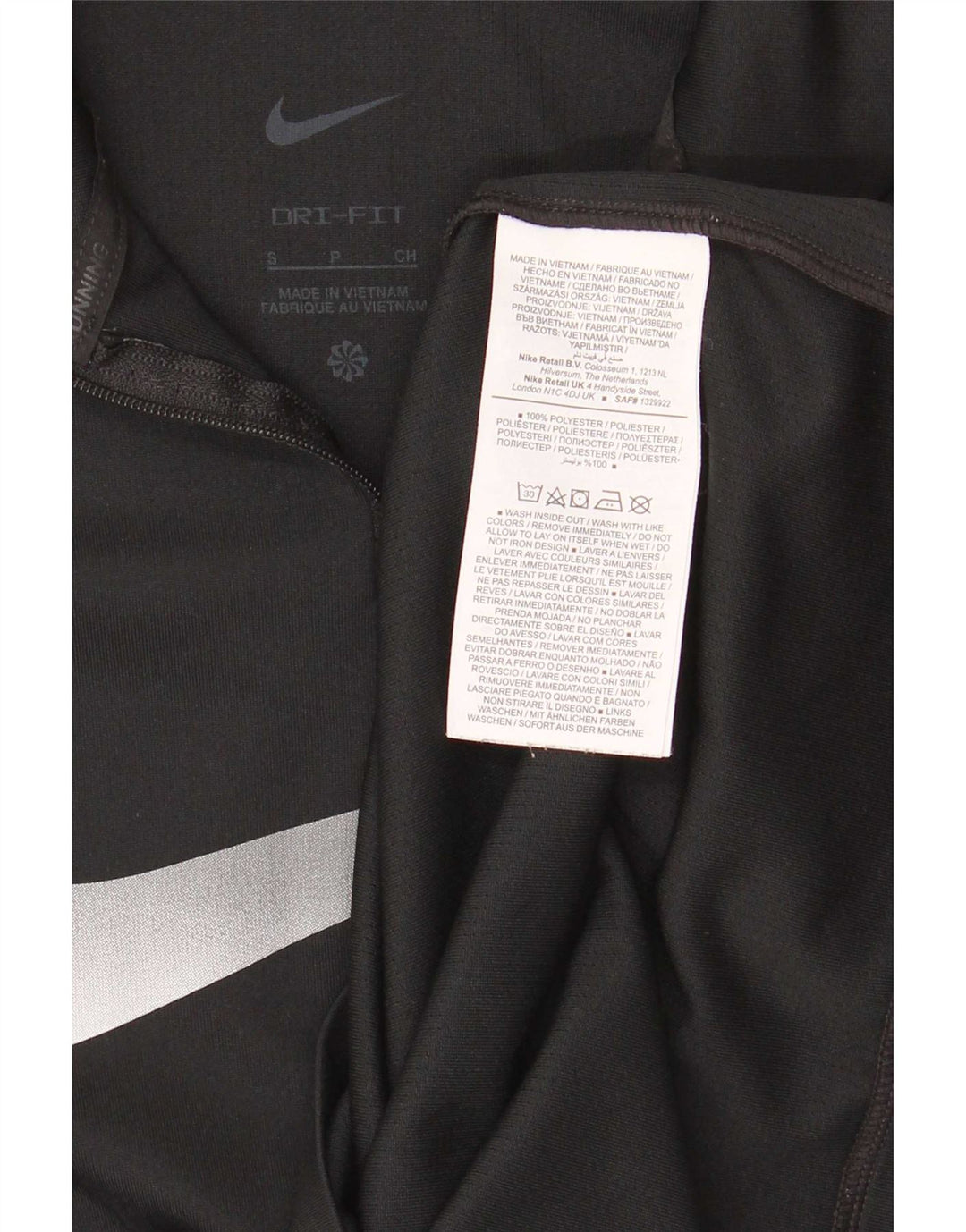 Nike Haut de survêtement à enfiler graphique Dri Fit pour hommes, petit, noir, sport