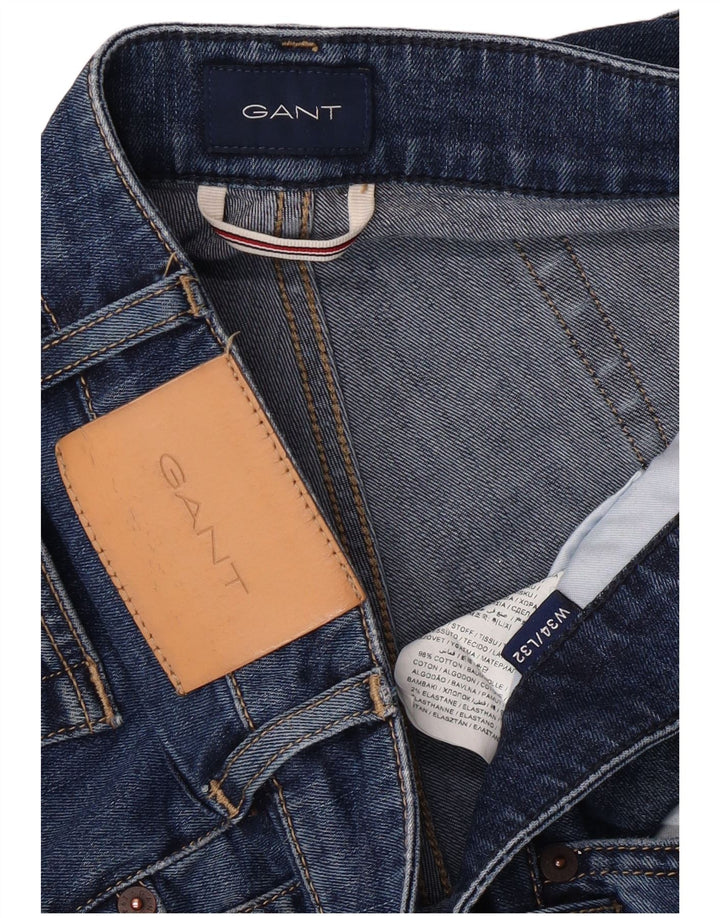 GANT Jean droit homme W34 L30 bleu coton